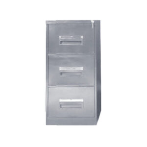 Steel Office Filing Cabinet – 3 Drawer File – 105 x 47 x 63 cm – 3FC01-grey