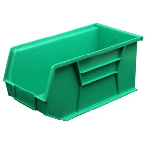 Stack & Hang Parts Storage Bin – Small Plastic Container – Size 7 – 37.5 x 21 x 18 cm – Green – BIN-7-GREEN