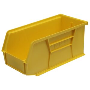 Stack & Hang Parts Storage Bin – Small Plastic Container – Size 5 – 28 x 14 x 13 cm – Yellow – BIN-5-YELLOW