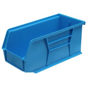 Stack & Hang Parts Storage Bin – Small Plastic Container – Size 5 – 28 x 14 x 13 cm – Blue – BIN-5-BLUE