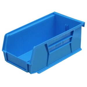 Stack & Hang Parts Storage Bin – Small Plastic Container – Size 3 – 19 x 10.5 x 7.5 cm – Blue – BIN-3-BLUE