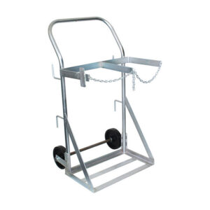 Gas Bottle Trolley – Double LPG Oxygen Canister – 27 x 66 x 124 cm – Load Capacity 300kg – SX4-WSR