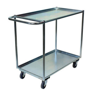 Stock Picking Trolley – 2 Shelf – Galvanised – 110 x 61 x 110 cm – Load Capacity 240kg – SP42-2