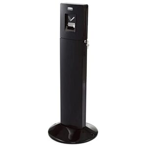 Rubbermaid Smokers Station -Metropolitan – 43 x 43 x 107cm – Black – FGR93400BK