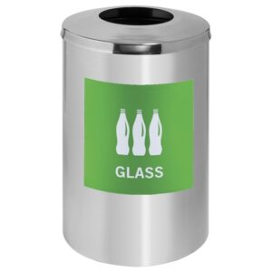 biohazard trash bin