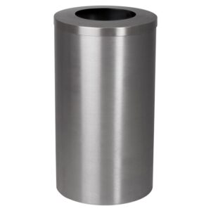 Stainless Steel Litter Bin – Jumbo – Mall Bin – Includes Bag Holder – 480 Ø x 700 (H) mm – PREMB01SS
