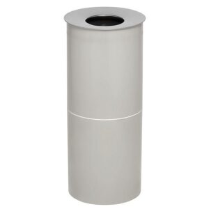 Plastic Ashtray Free Standing – With Stainless Steel Top (without Opening) – 240 Ø x 585 (H) mm – Colour Options – 635GR