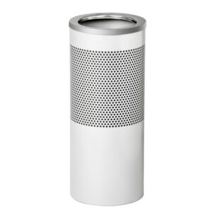 Stainless Steel Litter Bin – Perforated – Rim Lid – 240 Ø x 600 (H) mm – Silver – 595SI