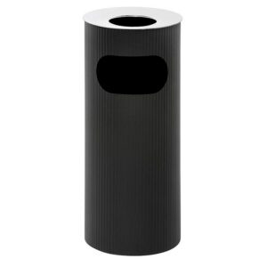 Steel Ashtray Litter Bin – Stainless Steel Top – 240 Ø x 600 (H) mm – Colour Options – 526BL