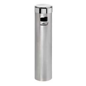 Ash Pillar Bin – Wall Mounted – Stainless Steel – 90  x 300 (H) mm – 054SS