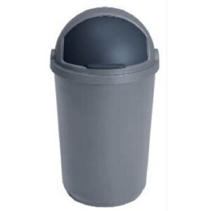 Plastic Rubbish Bin – Push Bin – 50L – Granite – 028GT