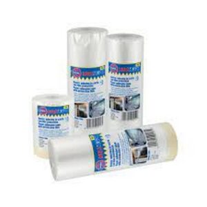 Euro Masking Tape – Maskopri Film – Transparent – 1800mm x 25m – Box of 16 – Pack of 16 – 10000026