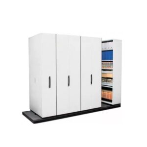Steel Bulk Filer – Mobile Shelving – 15 Bay – 620 x 110 x 232 cm – Motorcraft Grey – 15BAY360