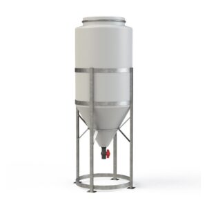 Conical Fermentation Tank – Lid and Tap – 500L – ColT500