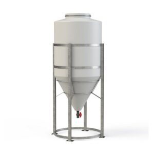 Conical Fermentation Tank – Lid and Tap – 1000L – ColT1000