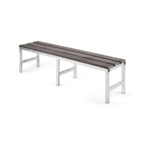 Canteen Bench – Single – Open Slats – Plastic – 150cm – BENCHSNGOPEN1500