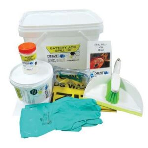 Spill Kit – Portable – Battery Acid Spill Kit – Includes Plastic Case – SK25025