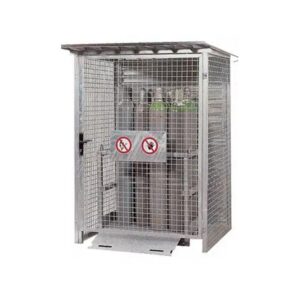 Cylinder Gas Vault – Storage Cage – 18 Bottles – 150 x 200 x 90 cm – GV00018