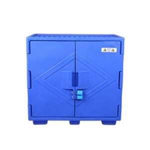 Acid Cabinet – Safety Cabinet – 4 Shelves – 2 Doors – 83L – Polyethylene – 89 x 91 x 55 cm – ACP80002