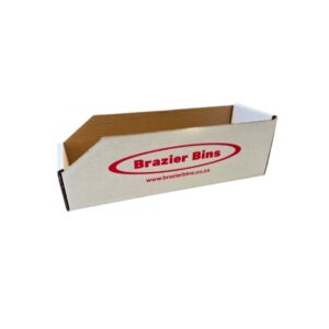 Brazier Bins – Cardboard Bin – Parts Storage Box – 30.5 x 10.2 x 11 cm – NO.4