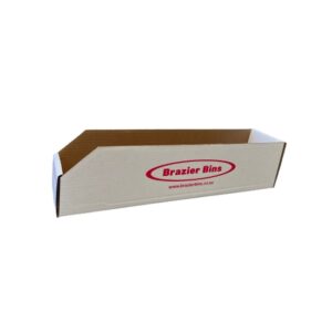 Brazier Bins – Cardboard Bin – Parts Storage Box – 45.7 x 10.2 x 11 cm – NO.2