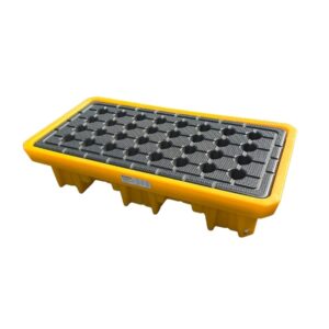 Poly Spill Pallet – 2 Drum Capacity – Polyethylene – 135 x 735 x 30 cm – SPP102