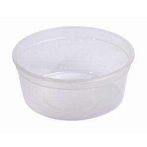 250ml Take Away Containers – Tub Only – Clear – Pack of 200