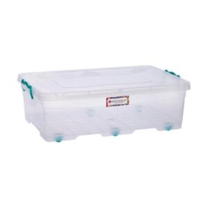30L Clip and Lock Plastic Storage Box – Colour Options – Pack of 5
