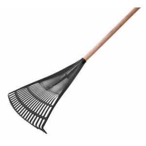 Leaf Rake – Black Fan – Recycled Plastic – 56cm – Pack of 10