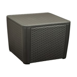 Jabulani Patio Table – Outdoor – Rattan Look – Colour Options – 57 x 57 x 43cm