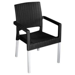 Plastic Chair – Ruby – Black