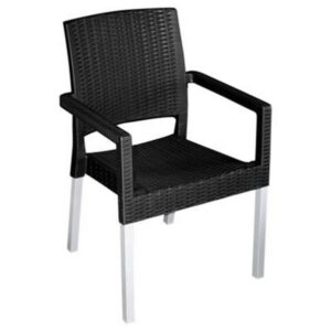 Plastic Chair – Ruby – Black