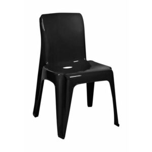 Plastic Chair – Heavy Duty – Dezi – Recycled – Black