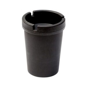 Plastic Cigarette Butt Bucket – Black – Pack of 48