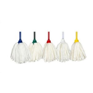 250g Hygiene Fan Mop Head – Spunlace – Round – Colour Options