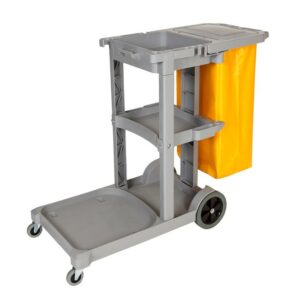 30L Econo Janitorial Trolley with Bag – 120 x 52 x 100cm