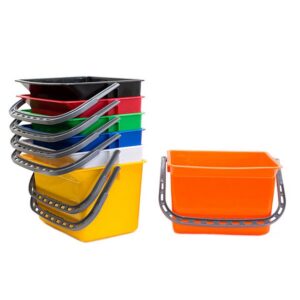 12.5L Rectangular Plastic Bucket – Colour Options
