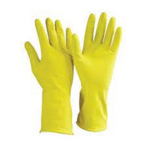 Household Latex Gloves – Yellow – Various Sizes