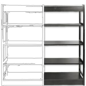 Steel Shelving 5 Shelves – Boltless – Add on Bay – 201 x 91.4 x 45.7 cm