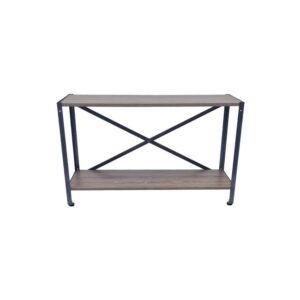 Trendi Shelf – Steel and Wood Shelving – 2 Shelf – 52 x 90 x 35cm