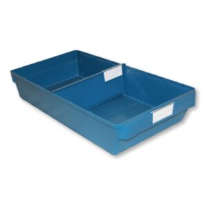 Shelf Bin – Loose Parts Warehouse Storage Container – Plastic – Large – 500mm – Blue