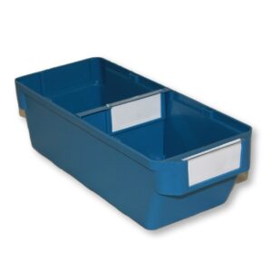 Shelf Bin – Loose Parts Warehouse Storage Container – Plastic – Small – 300mm – Blue