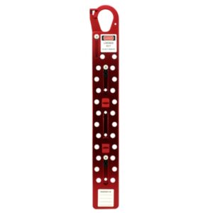 Lockout Hasp – Aluminium – 24 Hole – 38 x 4cm