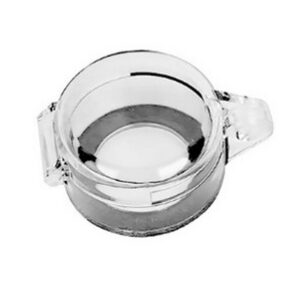 Lockout Emergency Stop – Plastic – Clear – 30 Dia – 7 x 5.5 x 2.25 cm