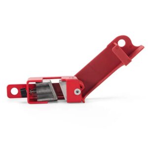 Lockout Circuit Breaker – Grip Tight – Medium – Steel – Red – 9 x 4.5 x 2cm