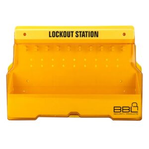 Lockout Station – Holds 20 Locks and Devices – 57.4 x 10.8 x 39.6 cm