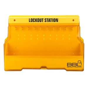 Lockout Station – Holds 20 Locks and Devices – 57.4 x 10.8 x 39.6 cm