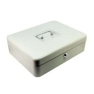 Steel Cash Box – 30 x 24 x 9cm – Colour Options