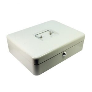Steel Cash Box – 30 x 24 x 9cm – Colour Options