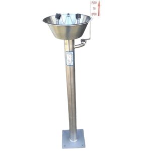 Eyewash Safety Station – Hand Operated – Stand Alone – 30 x 30 x 110 cm